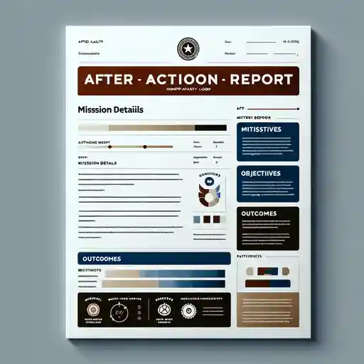 A Microsoft Word After Action Report template