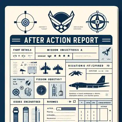 An Air Force After Action Report template