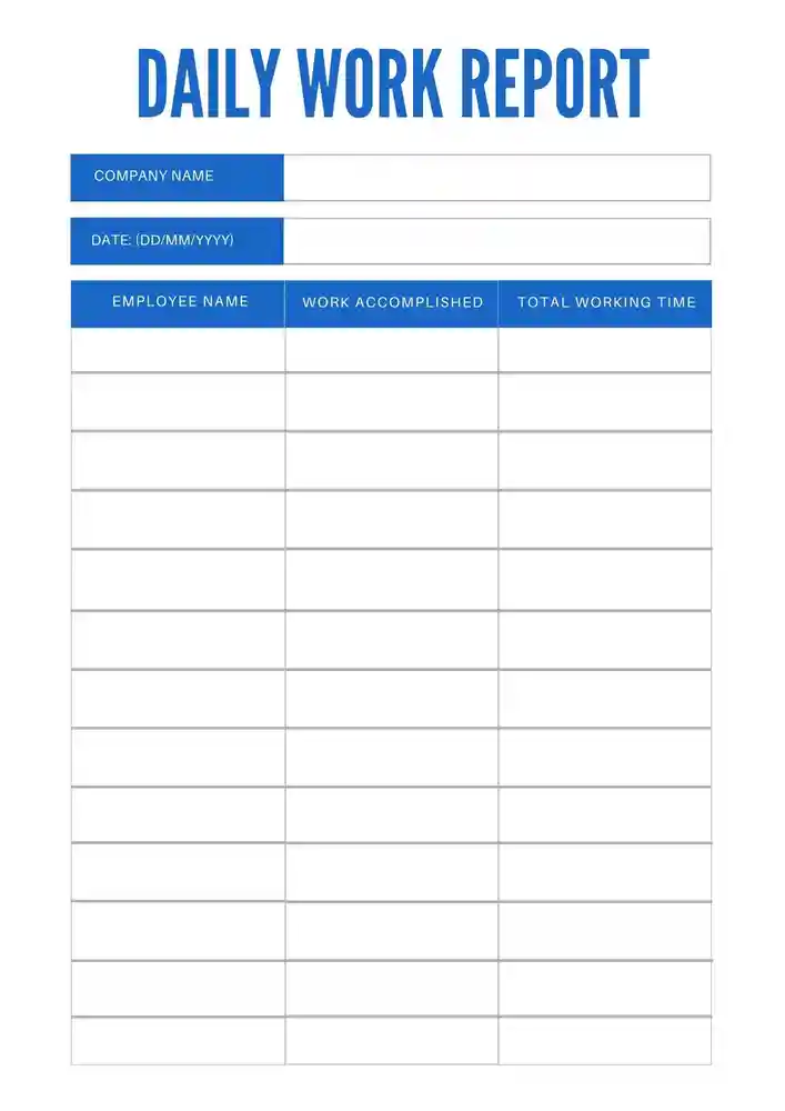 Employee Expense Report Template 04