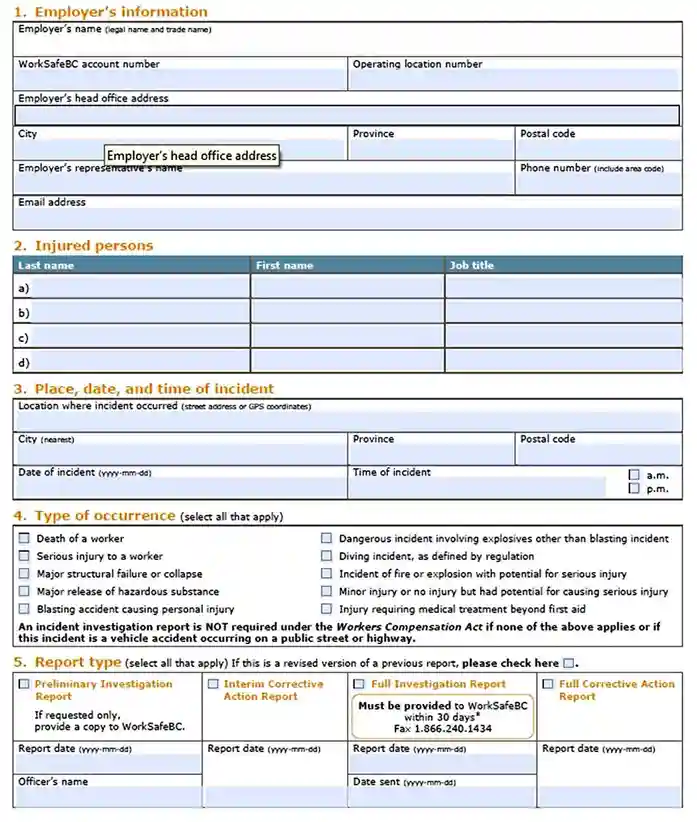 Employee Investigation Report Template