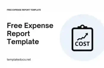 Free Expense Report Template Presentation