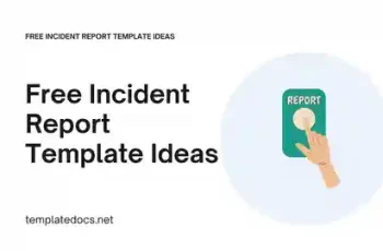 Free Incident Report Template Ideas Presentation