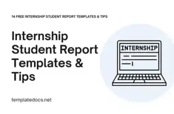 Free Internship Student Report Templates & Tips Presentation