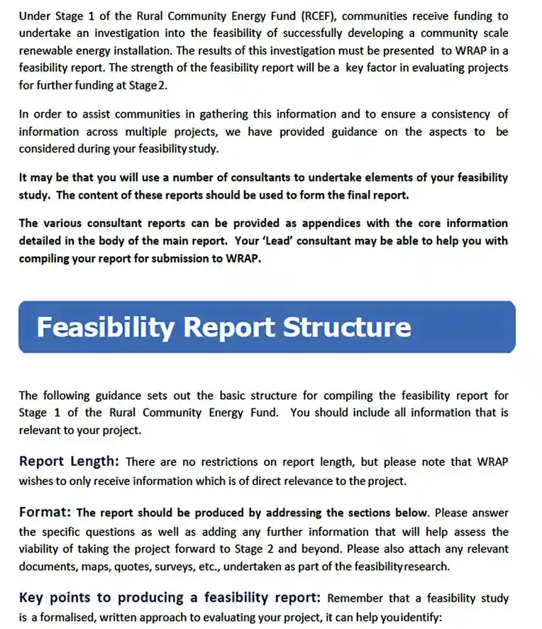 RCEF Stage 1 Feasibility Report Structure Nov 2015 0 (1)
