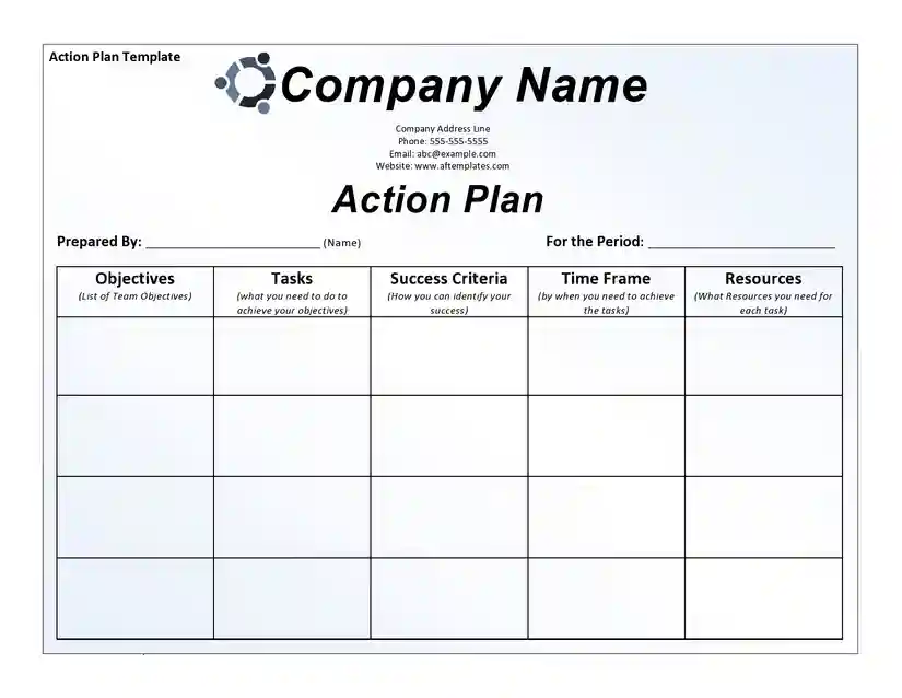 corrective action plan template 10
